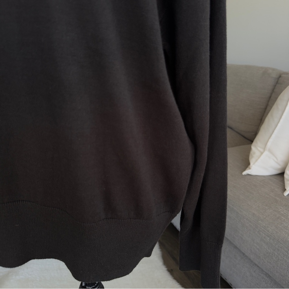 Calvin Klein Black Crewneck Sweater for Men - Picture 6 of 11